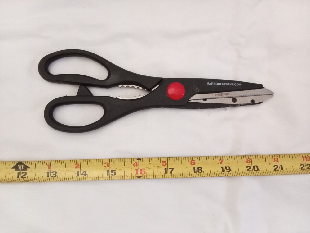 Harbor Freight Multipurpose Scissors 8.5”.