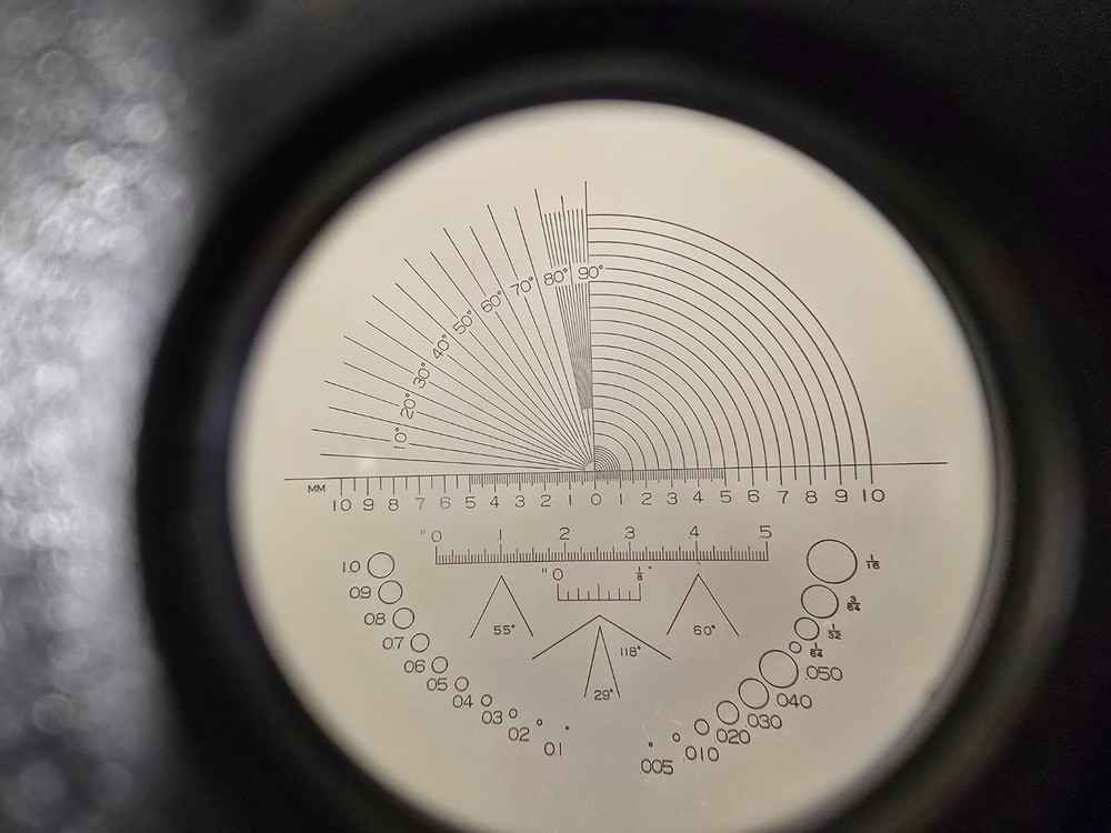 PEAK SCALE LUPE 10X (With Extra Glass - MM, ANGLE, CIRCLE DIAMETER)