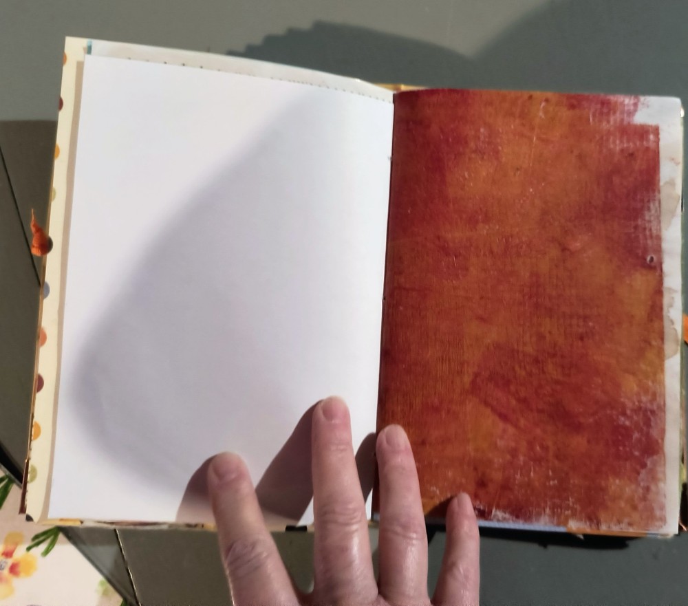 junk journal handmade garden theme