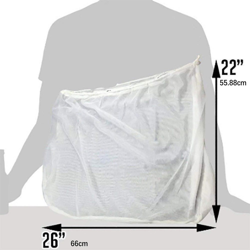 26*22"Reusable Extra Large Drawstring Filter Mesh Cloth Bag for Beer Fruit Cider