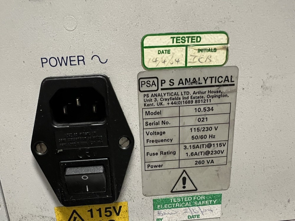 P S Analytical 10. 534 Mercury calibration kit