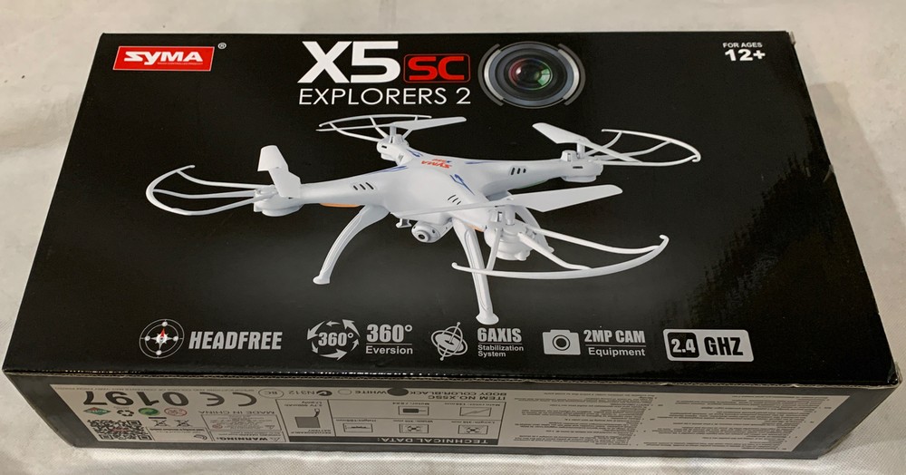 Syma X5SC Explorers 2 Drone Brand New-Black