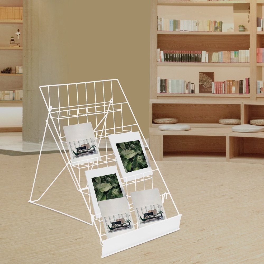 Wire Countertop Rack, Book Display Rack, Comic Book Display Rack