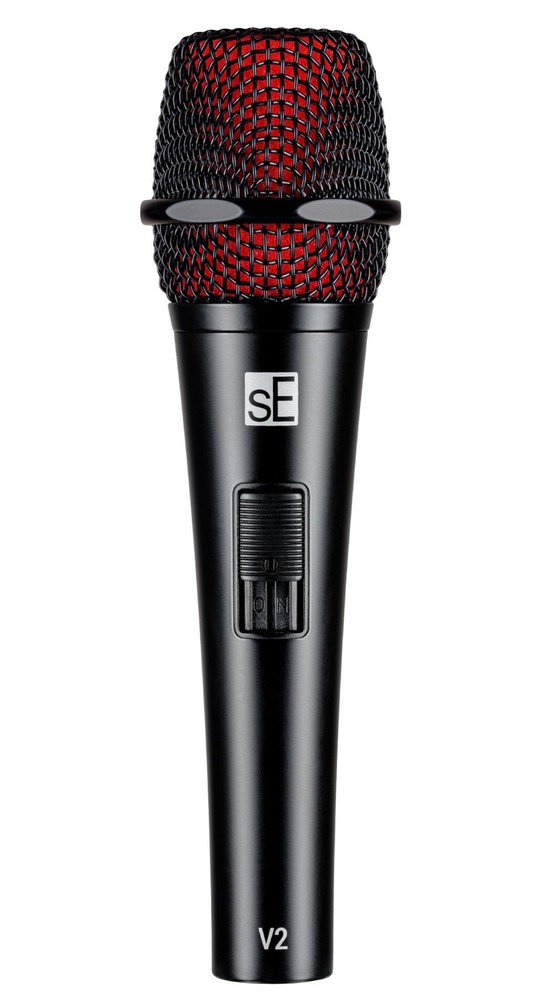 Se Electronics V2 SWITCH QTR Dynamic Microphone Handheld Mic w/XLR-1/4” TS Cable