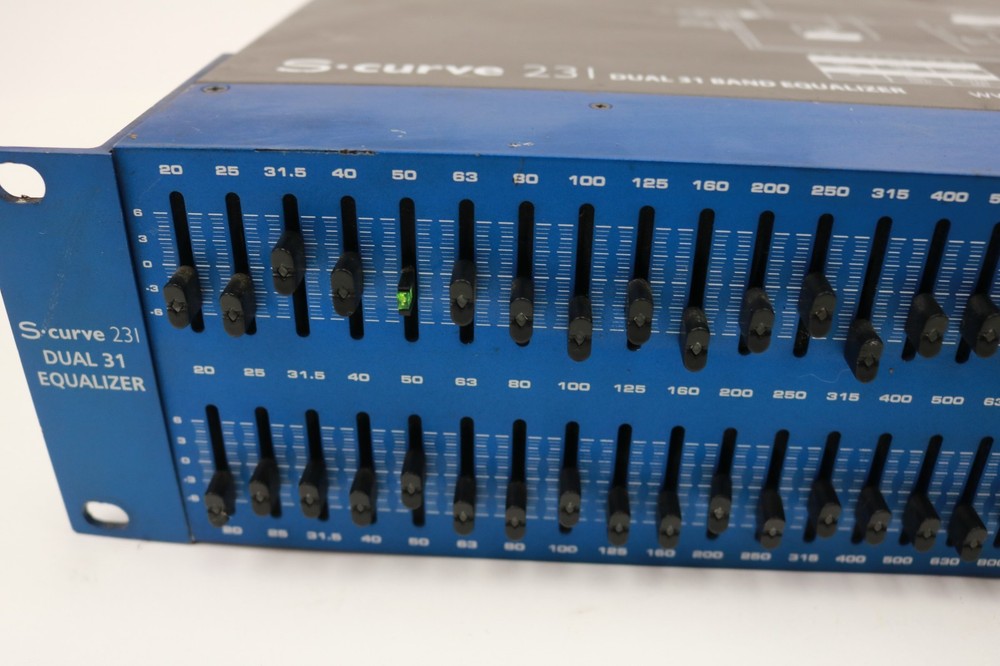 SAMSON S Curve 231 Graphic Equalizer Dual 31 Band AS IS