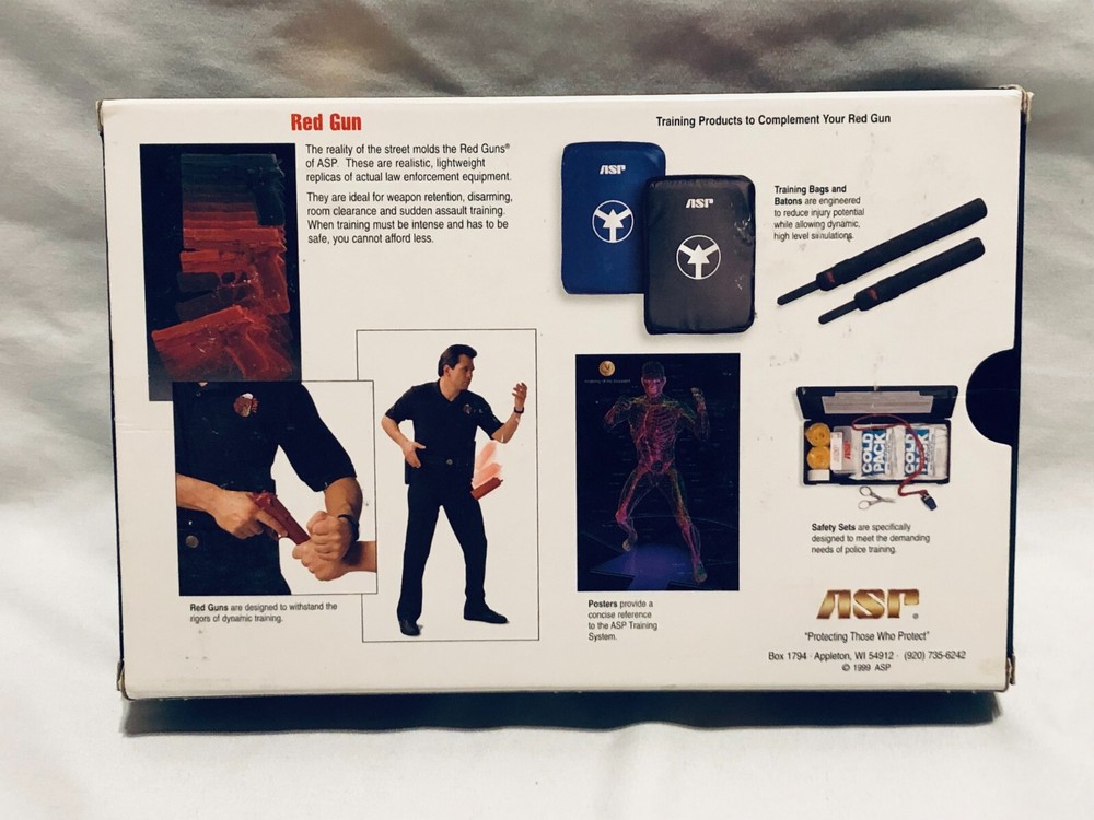 ASP 7301 Red Gun Practice Simulation Training Aid Beretta 9mm