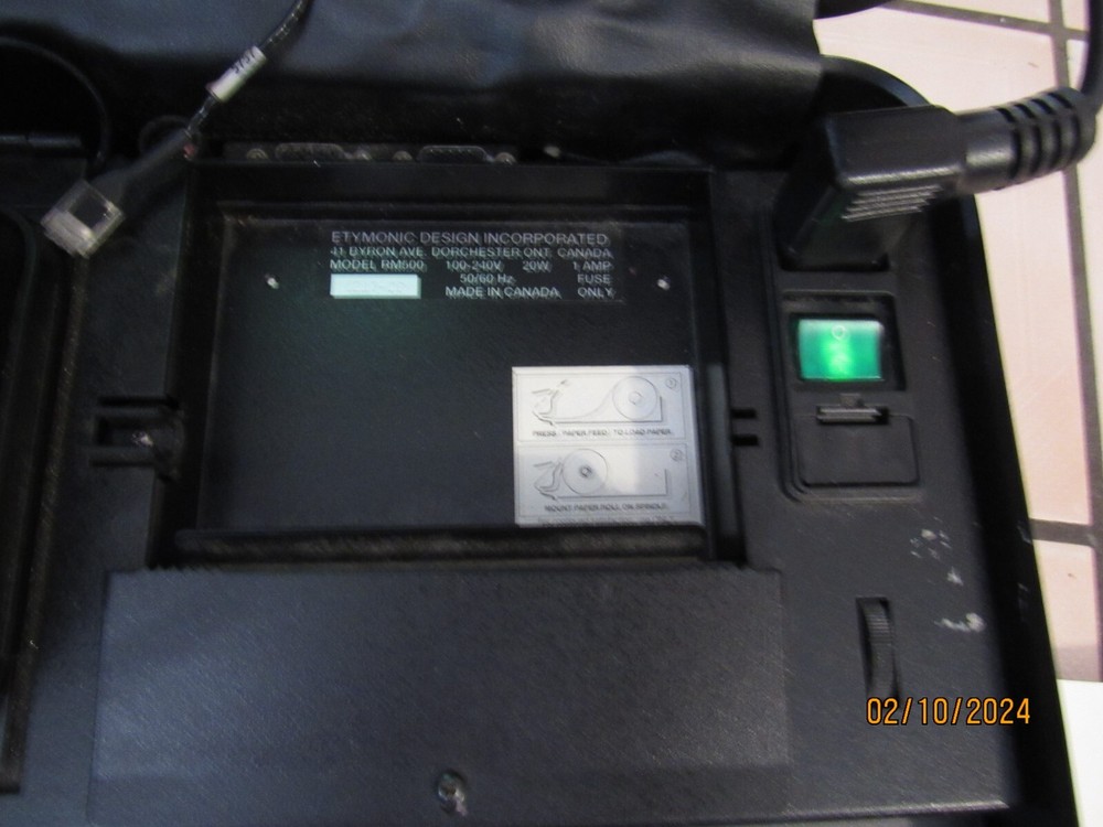 AUDIO SCAN RM500 SERIES WITH CARRYING CASE POWERS ON USERS GUIDE