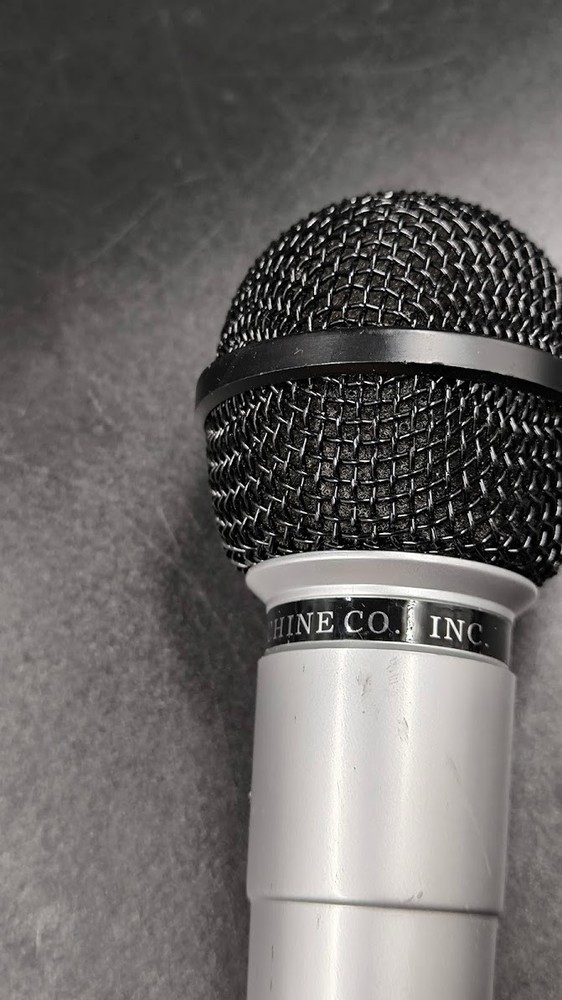 The Singing Machine Co Microphone Used Working Silver