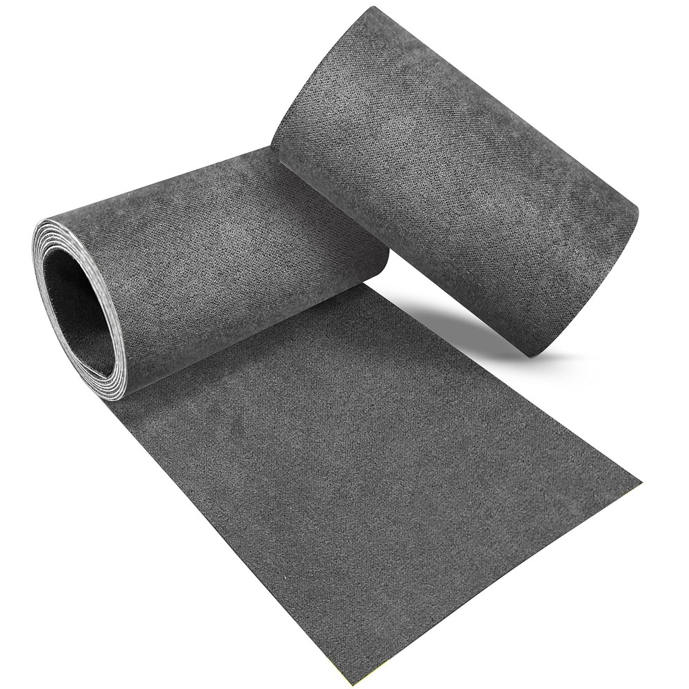 Velvet Rectangular Repair Patch, Self-Adhesive Flannel, 10x12in - Gray | Fo