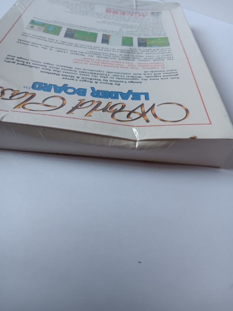 Amiga World Class Leader Board Pro Golf Simulator Computer Game Software, Sealed