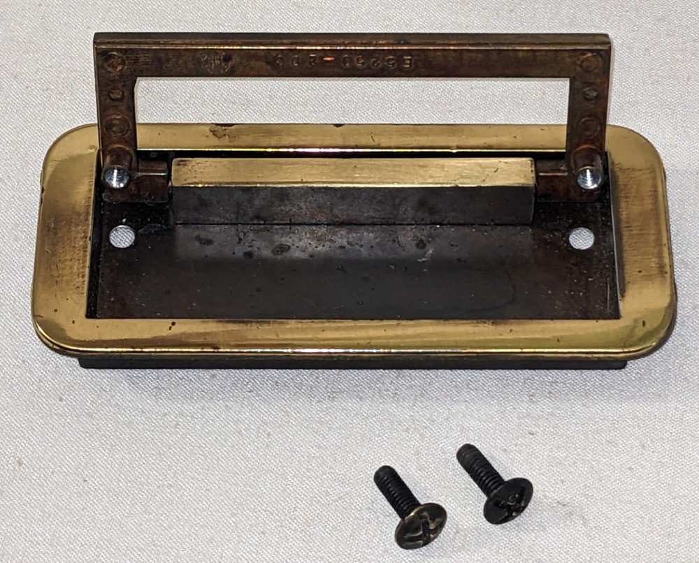Drexel Heritage DYNASTY campaign chest BRASS DRAWER PULL part no. CHC E5250-1DC
