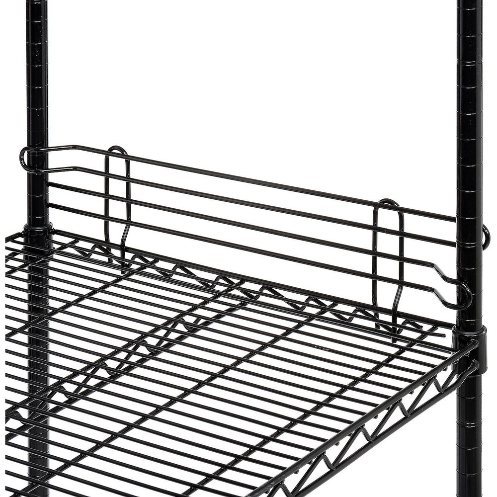 Nexel Black Epoxy Wire Ledge 14"W x 4"H
