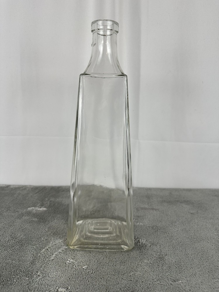 Tall Vintage Clear Bottle