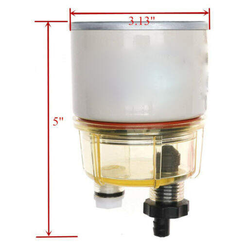 2pcs Fuel Filter Water Separator Spin-on R12T 120A Replacement Element For Racor