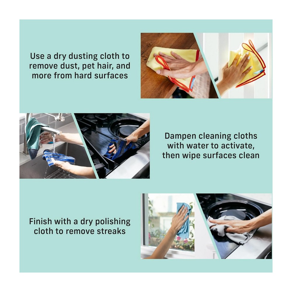 E-Cloth Home Cleaning Set, 8 pcs, 10903