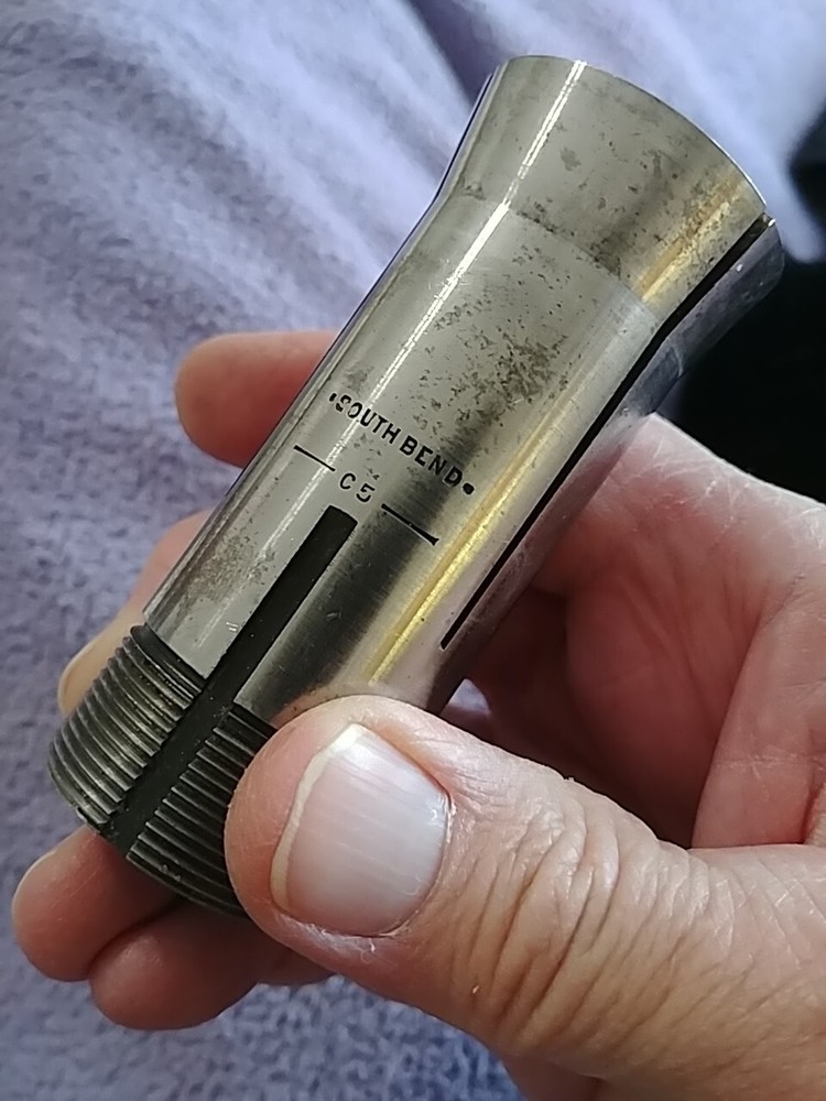 11/16" 5C Round Collet External Threads Only, South Bend
