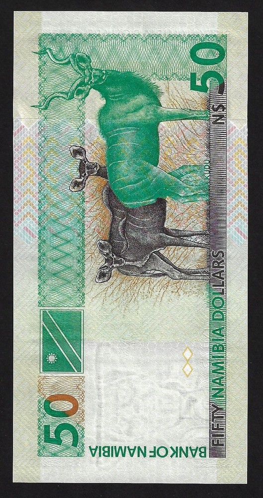 NAMIBIA 50 DOLLARS 2003 Pick 8b GEM UNC