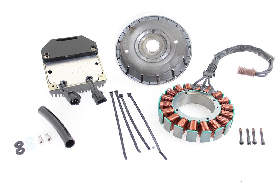 FLT 56 Amp Three Phase Alternator Kit fits Harley Davidson 2011-2013