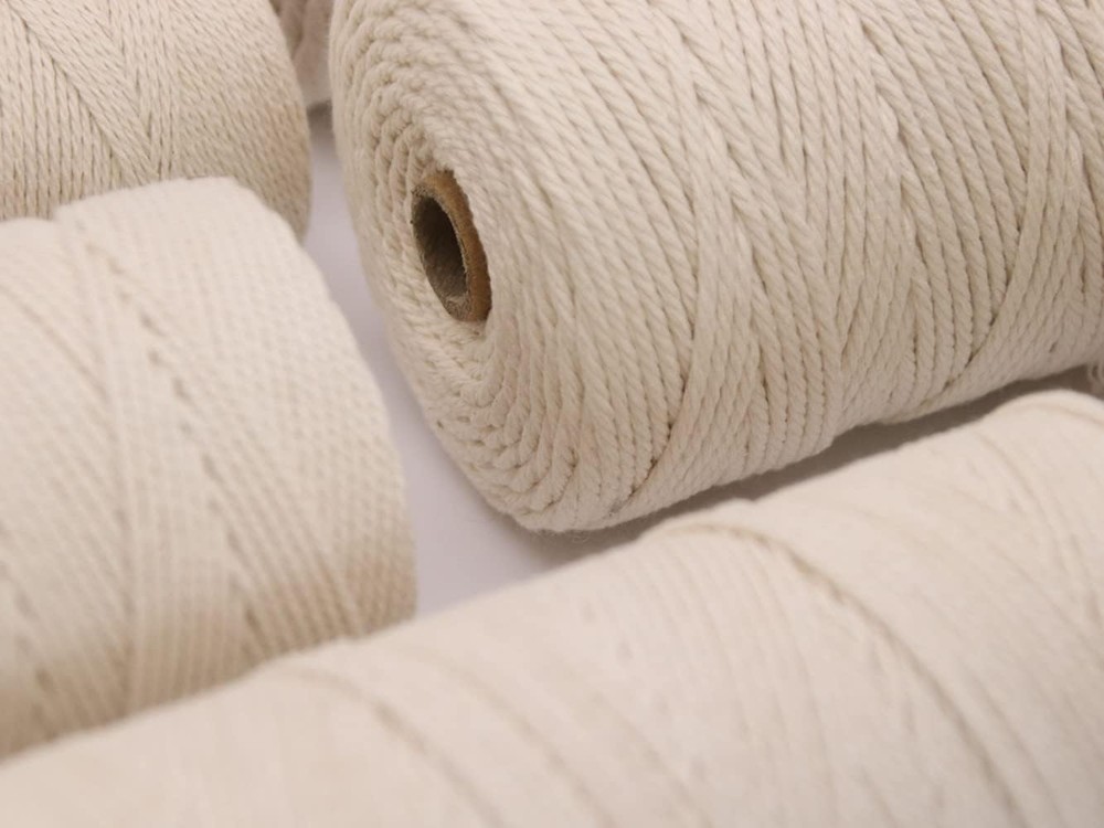 Macrame Craft Cord 3mm 328ft Natural Beige