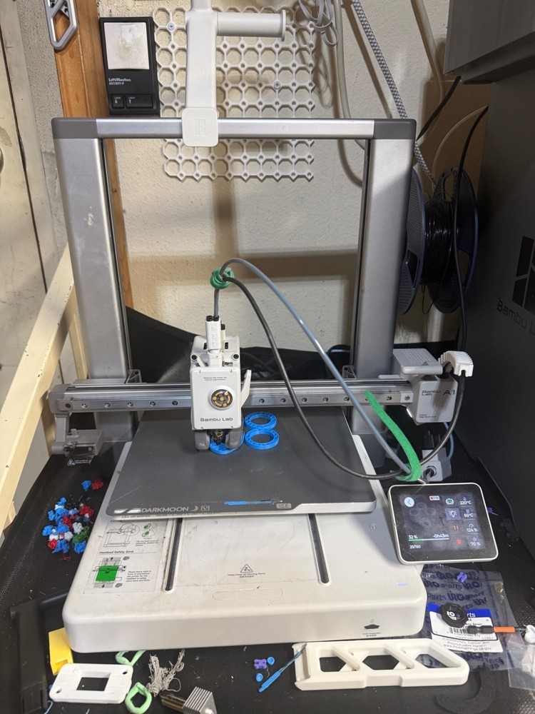 Bambu Lab A1 3D Printer - High Precision Silver 3D Printing Machine + Extras