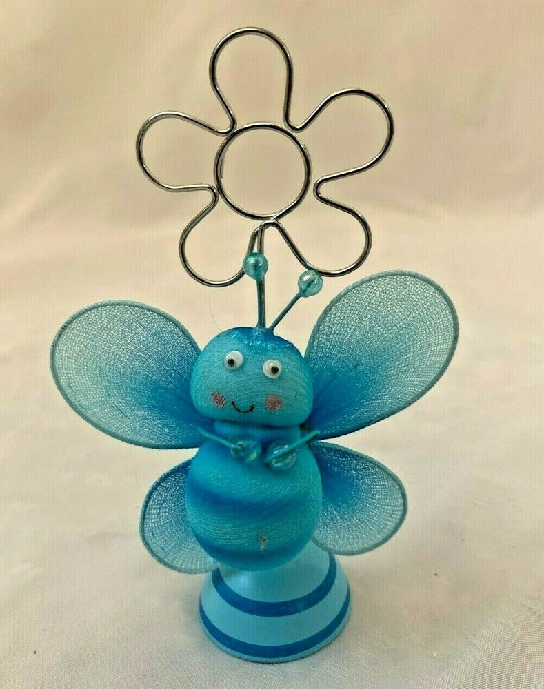 Blue 5" Bug Paper Clip Document Holder