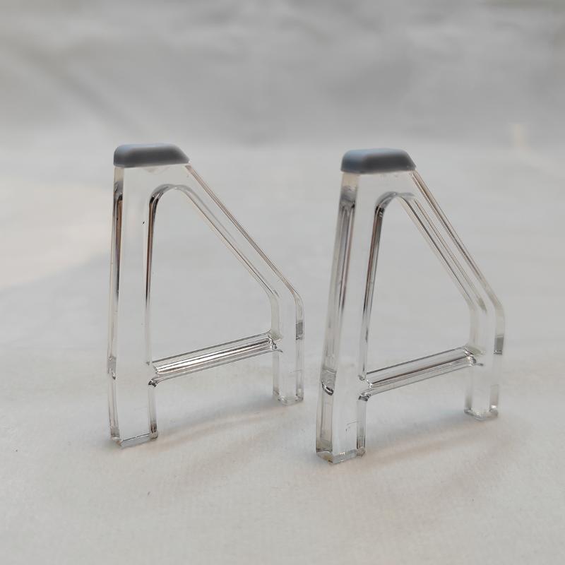 Clear Anti-slip Triangular Mount Support For PS5 Slim Console Horizontal Stand