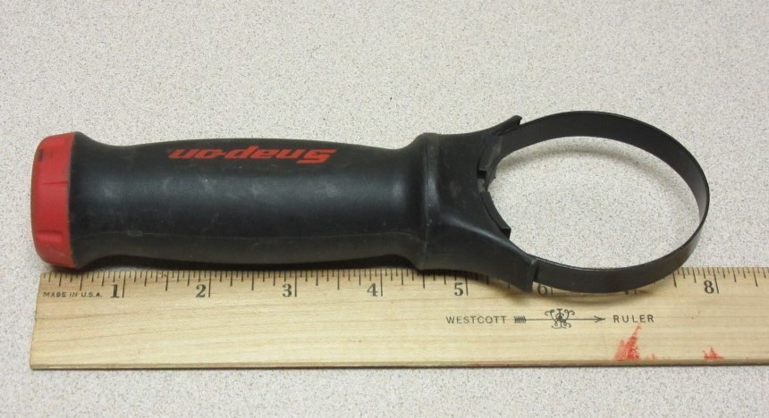 Snap-On Drill or Hammer Handle Red/Black Adjustable
