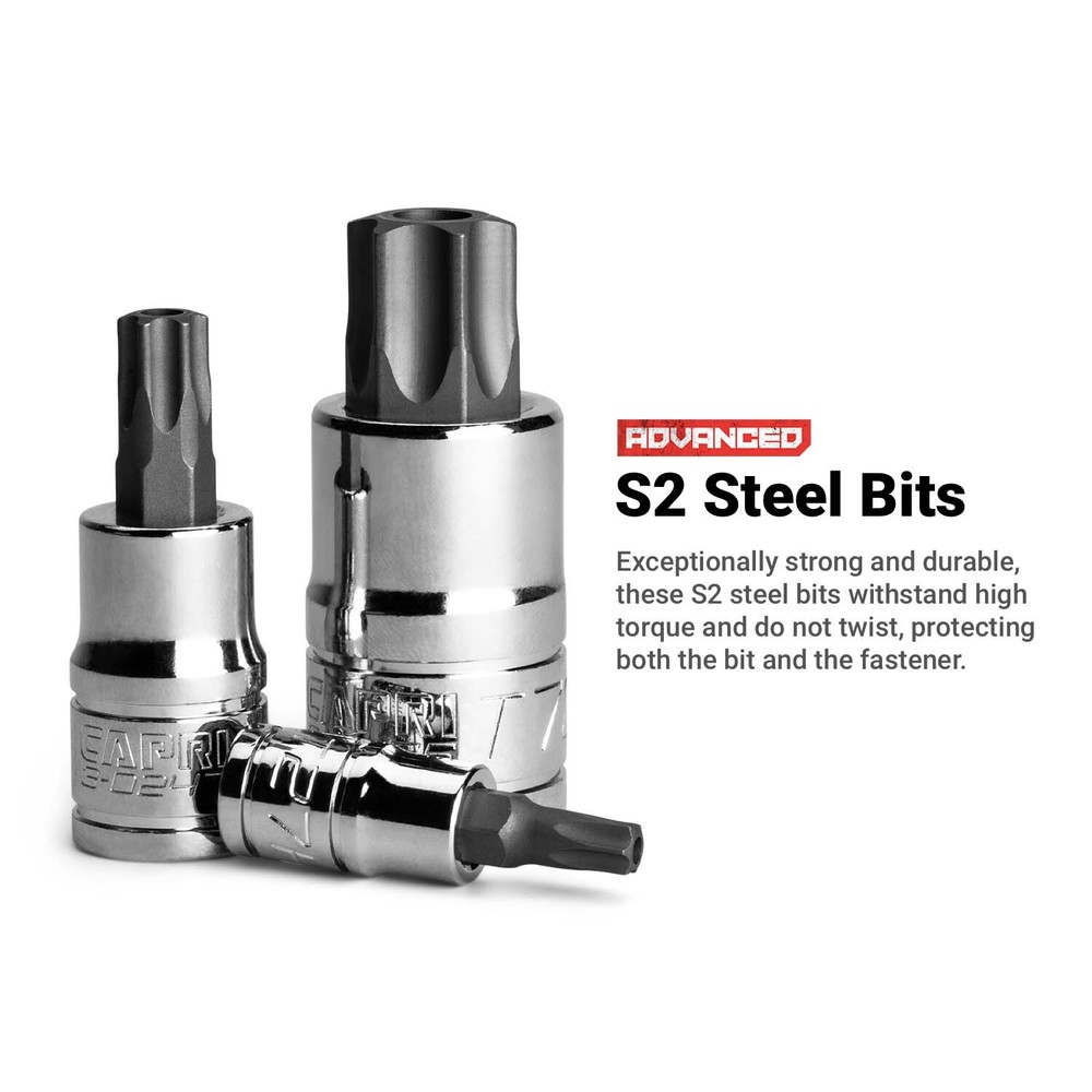 Capri Tools Star Plus Bit Socket, Single TP8 to TP60