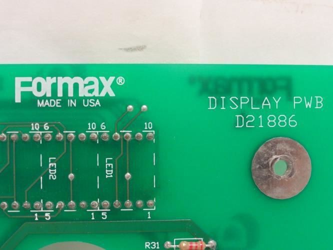 203969 Used; Formax D21886 Display Board