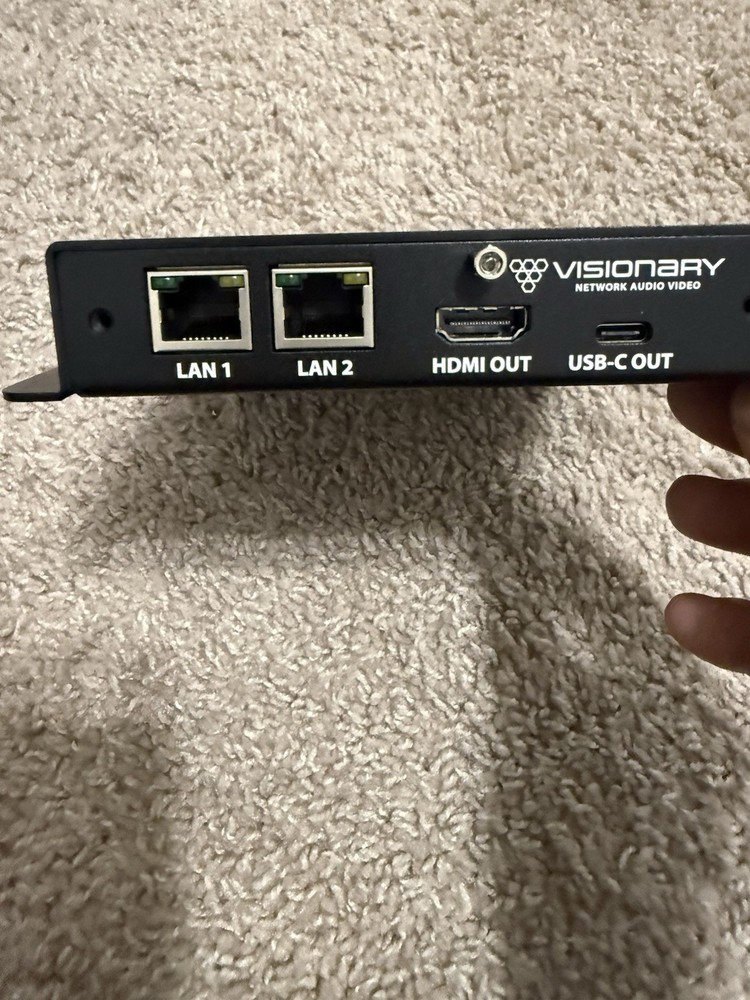 Visionary PacketAV DuetD-2 4K AV Over IP Decoder