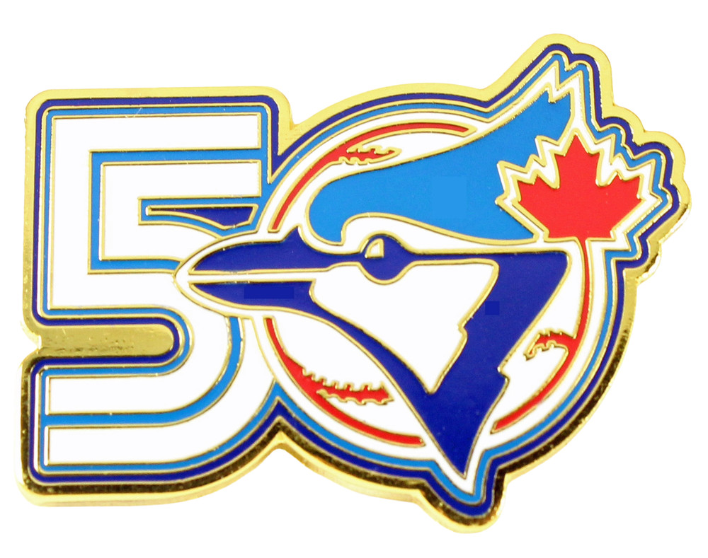 Toronto Blue Jays 50th Anniversary Logo Pin