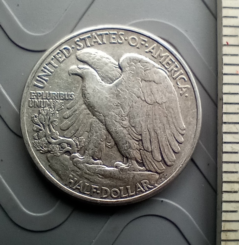 1944 US WALKING LIBERTY Silver Half Dollar Coin EAGLE