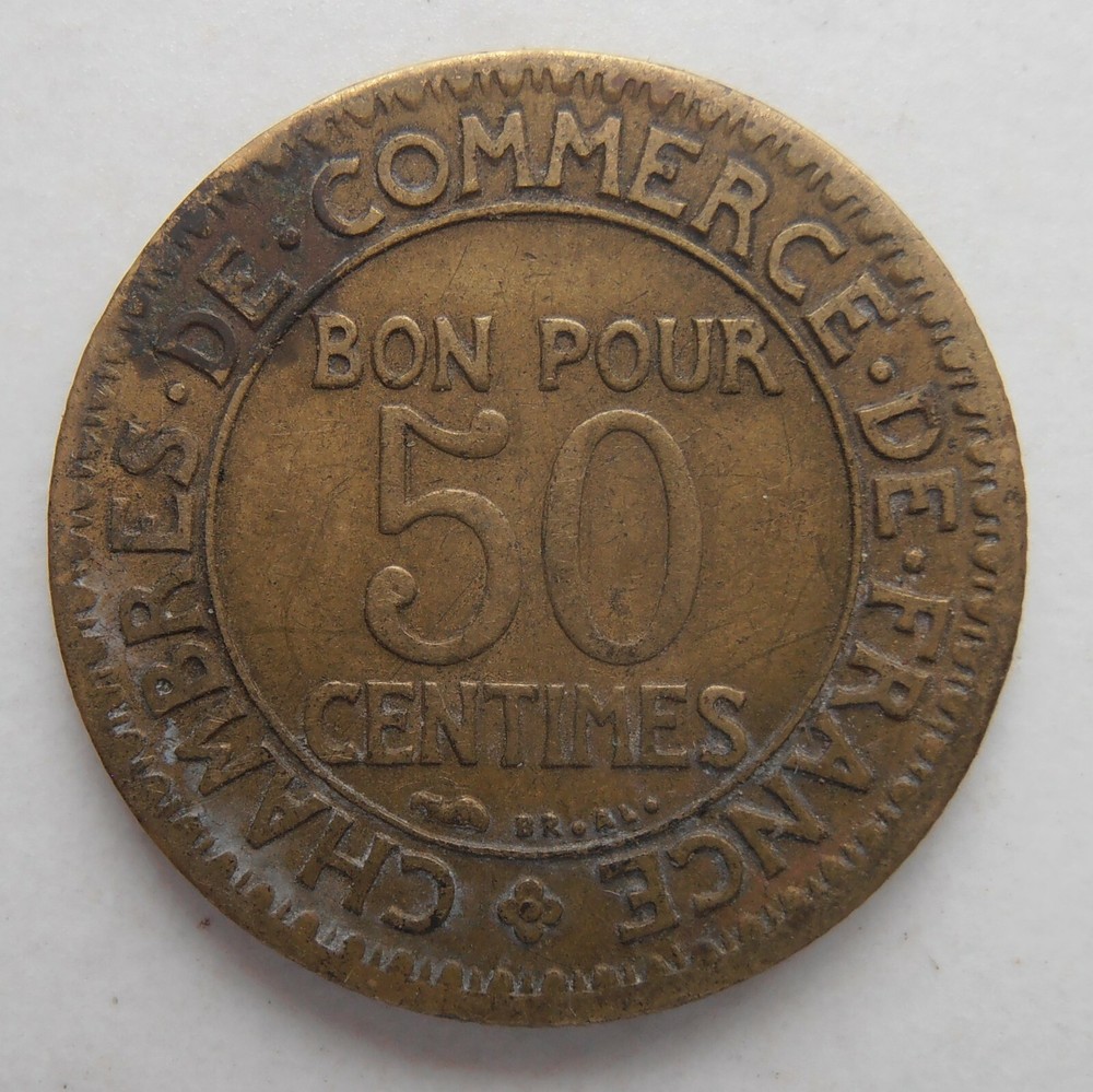FRANCE 50 CENTIMES 1924