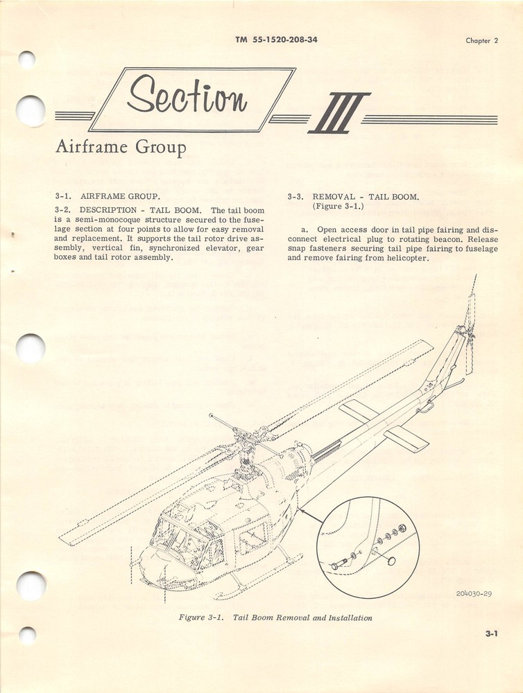 HU-1B Helicopter Field Maintenance Manual Flight Manual (CD Version)
