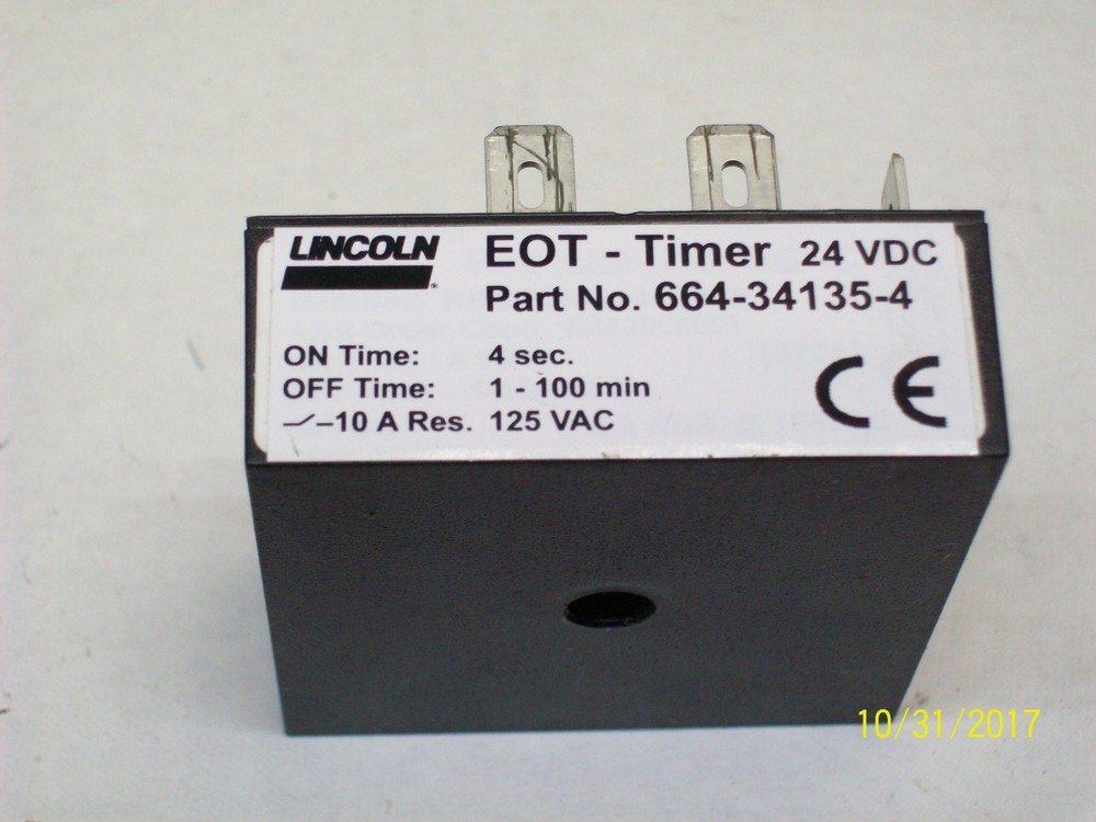 LINCOLN 664-34135-4 EOT TIMER TIME DELAY RELAY