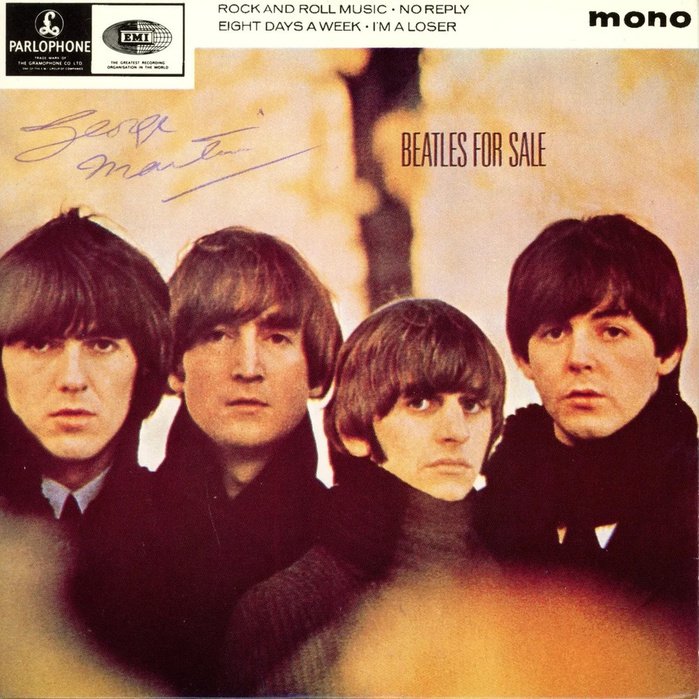 George Martin signed ‘Beatles for Sale’ CD