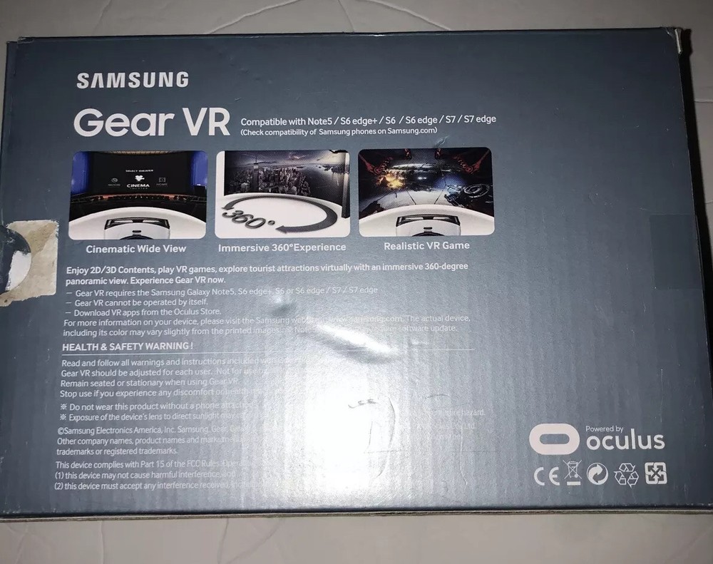 Samsung Gear VR Oculus Virtual Reality Headset