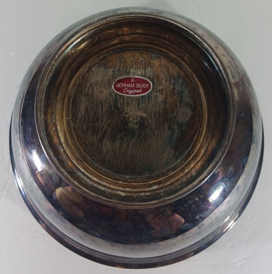 Vintage Gorham Silver SILVERPLATED SERVING BOWL FOOTED Console 10" YC784