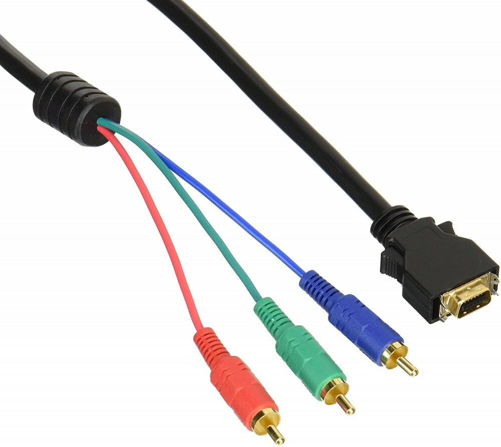 D terminal (male) Component conversion video cable 1.8m DC-18G From Japan