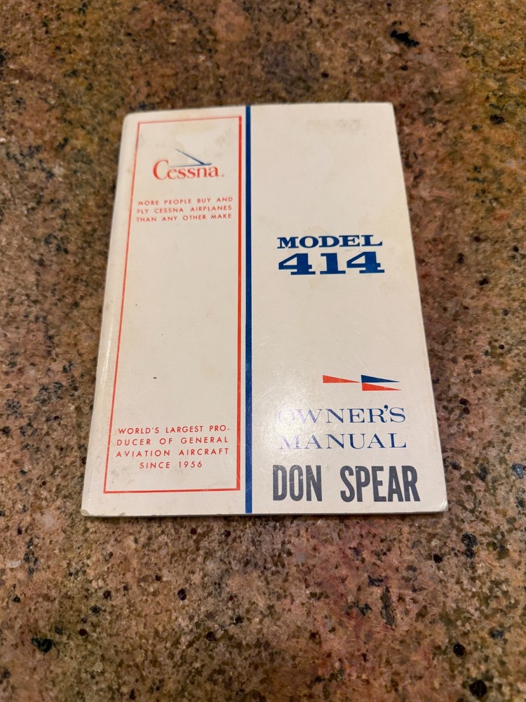 Cessna Model 414 Owner's Manual