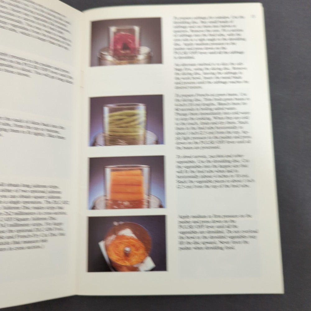 Cuisinart Pro Food Processor Instructions & Recipe BOOK ONLY