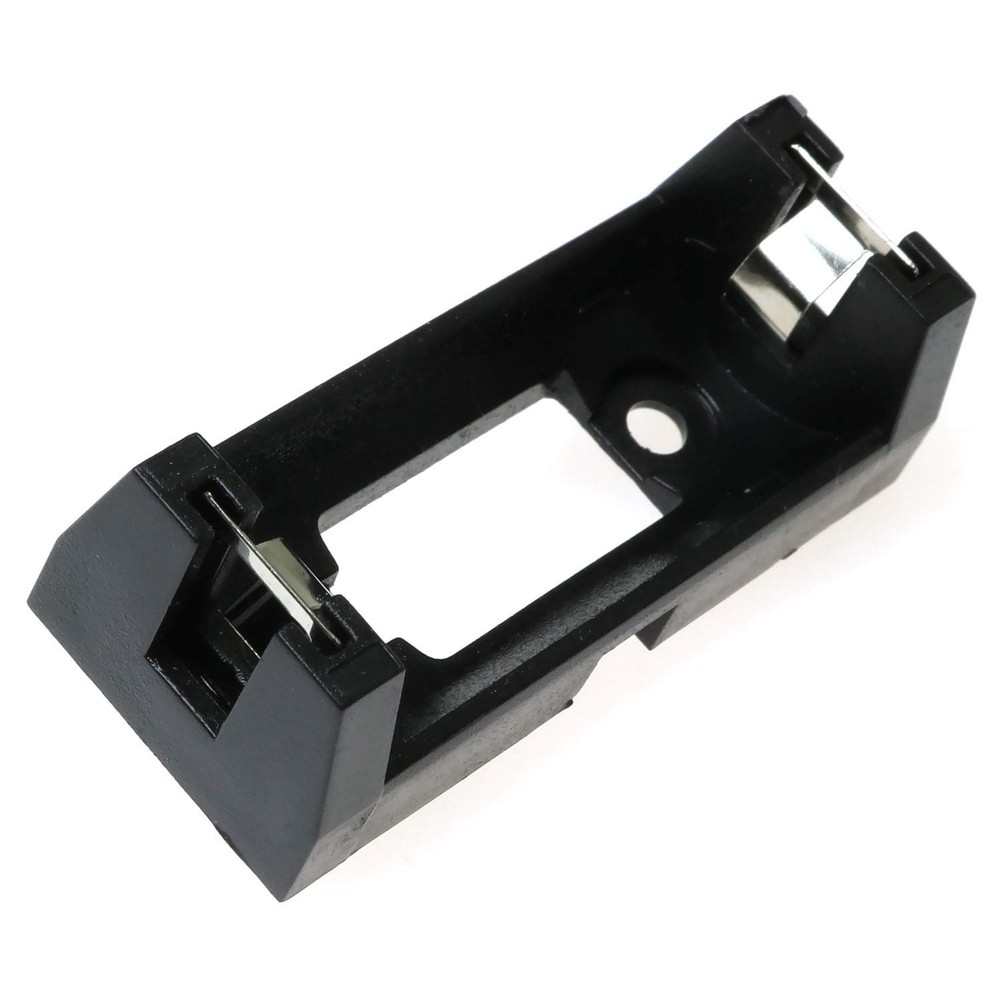 Eoutstanding CR123 Battery Holder 5PCS Black PCB Plugin Type CR123A Lithium Ba