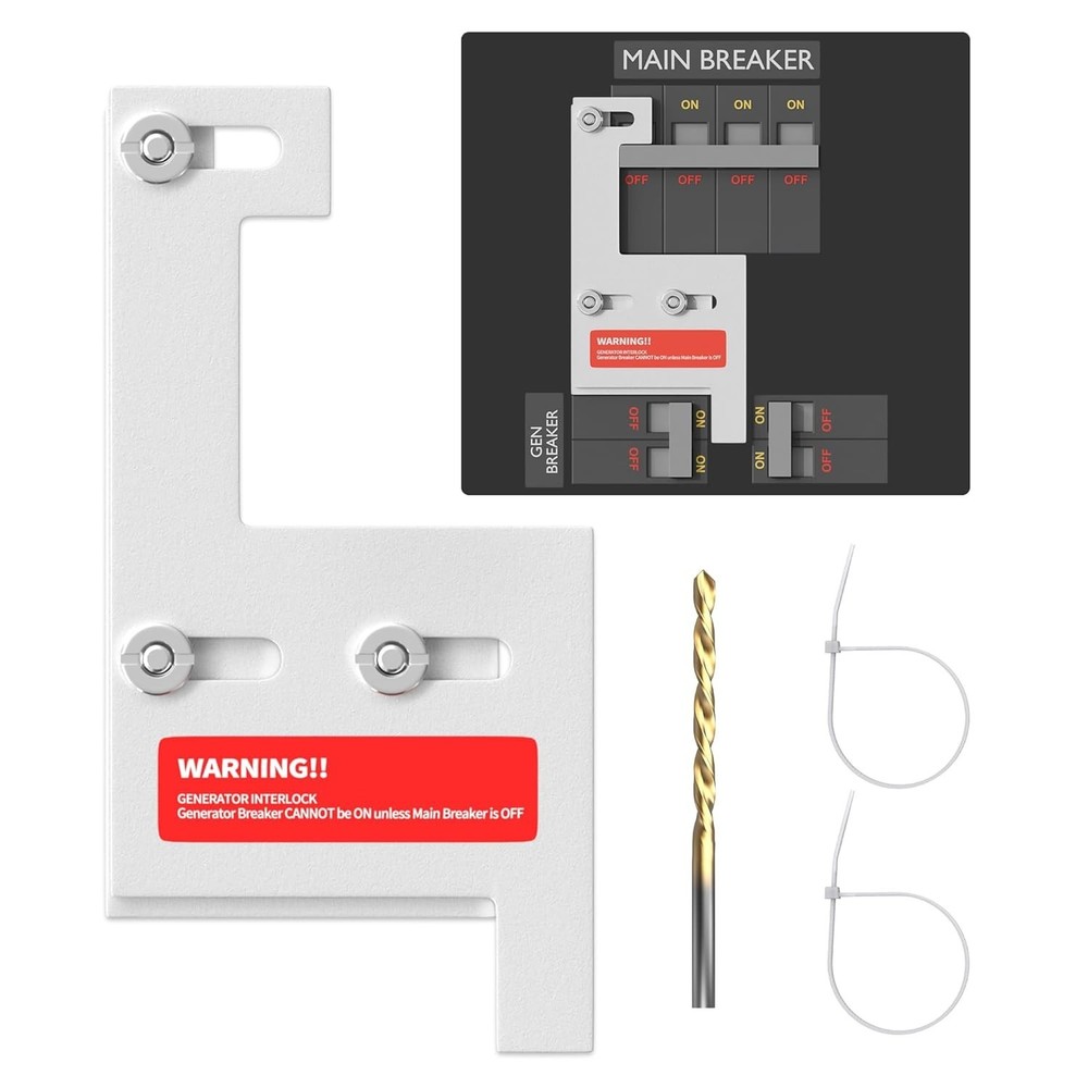 Generator Interlock Kit for GE 200 Amp Panels - Safe Installation Solution