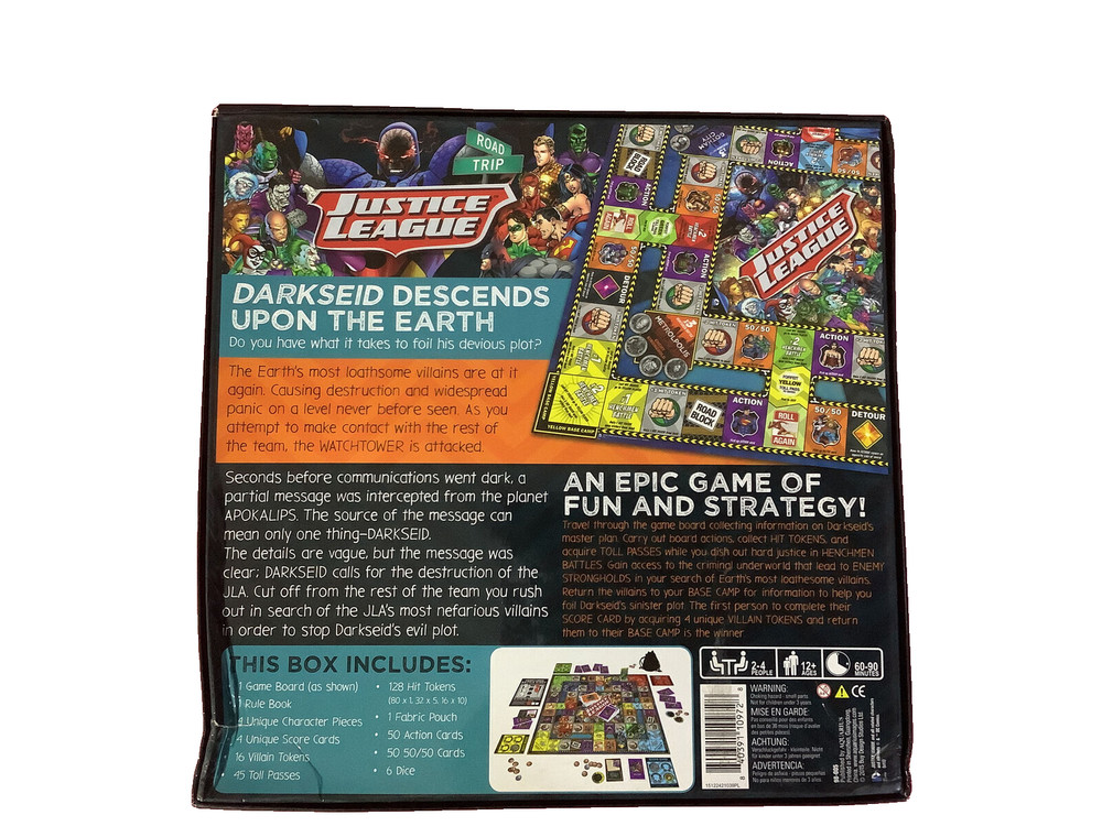 Justice League: Road Trip Board Game DC Comics