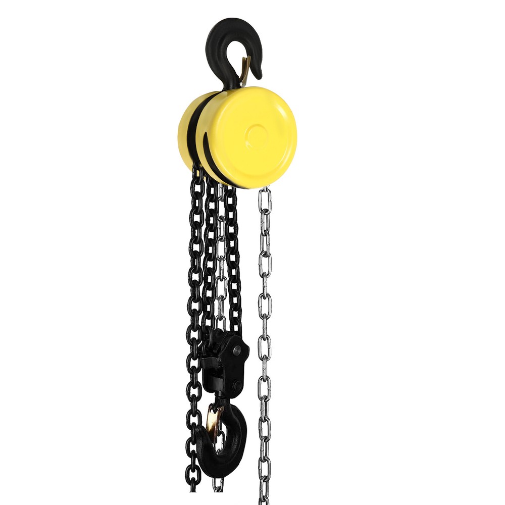 2 Ton Chain Puller Block Hoist Hand Tool 10ft Lifting Height w/ Hook