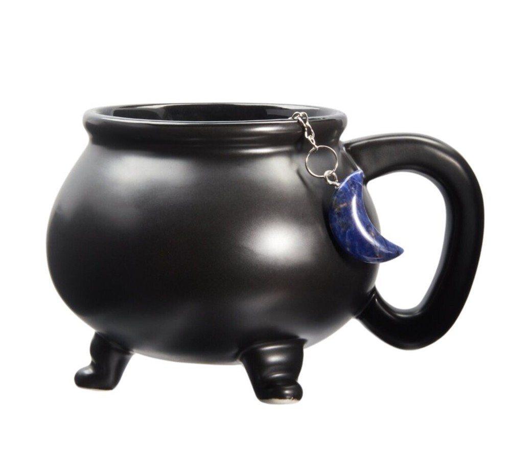 Sodalite Moon Shaped Crystal Tea Infuser by New Moon Beginnings
