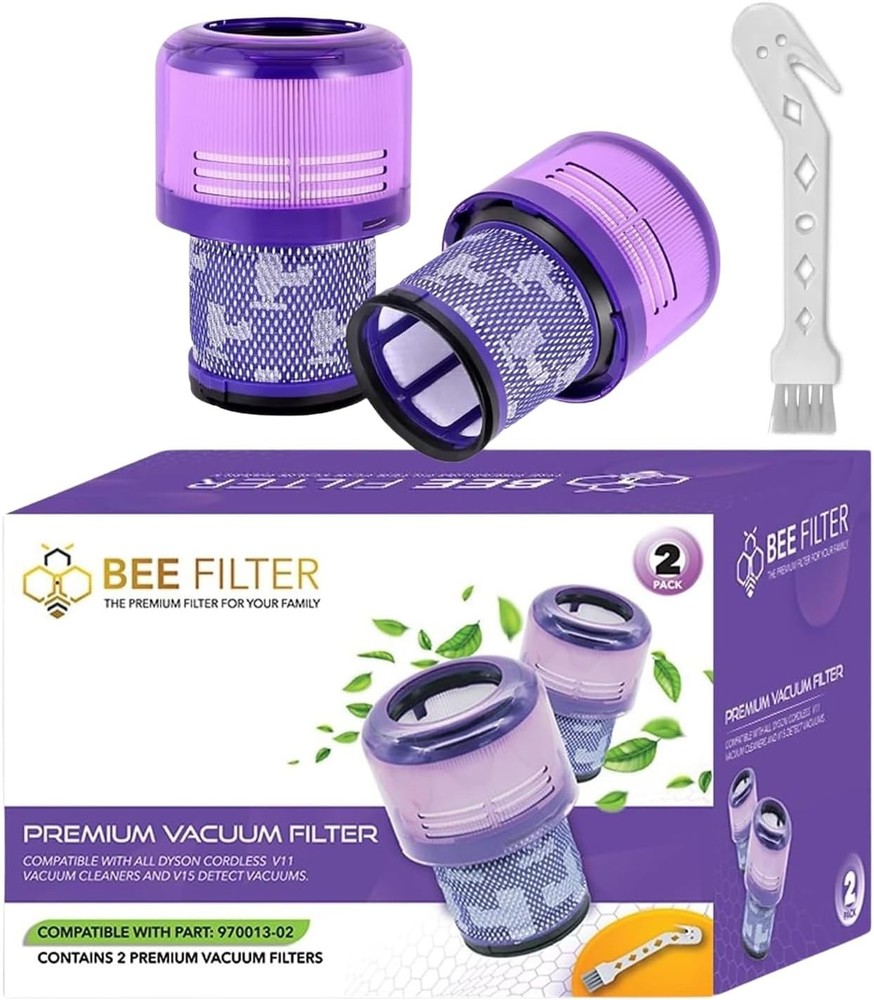 V15 Filter 2 Pack Premium True Replacement Filters Compatible with V15 Detect