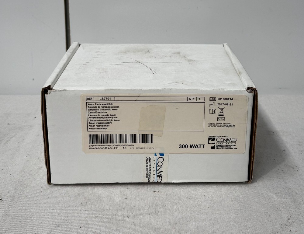 CONMED LINVATEX 300 WATT LAMP GLOBE FOR LS7700 LIGHT SOURCE
