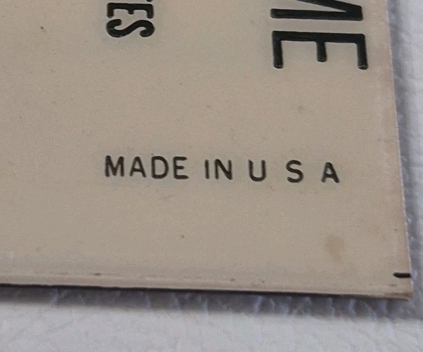 IBM Machine Load Computer & Descriptive Folder Slide Ruler 3 Pieces USA Vintage