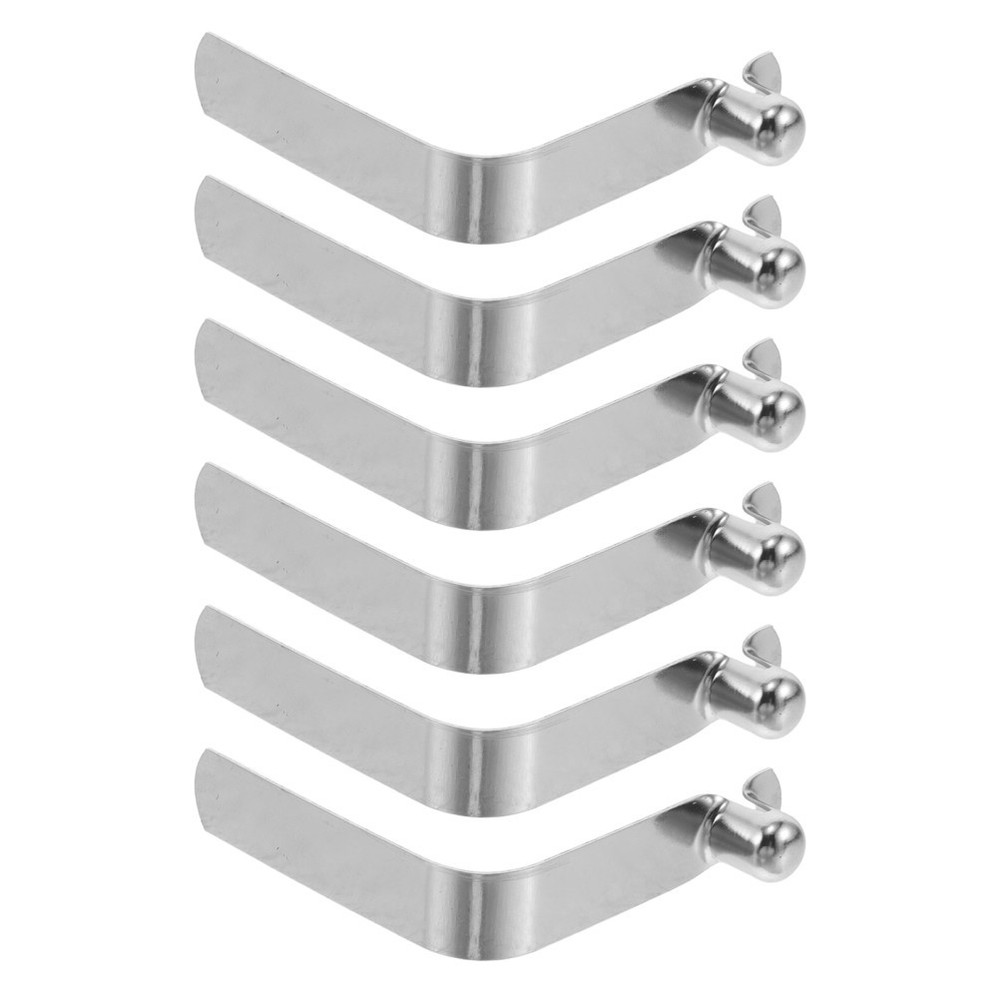 6 Pcs Clips for Paddle Tent Pole Push Button Spring Boat Hook Holder